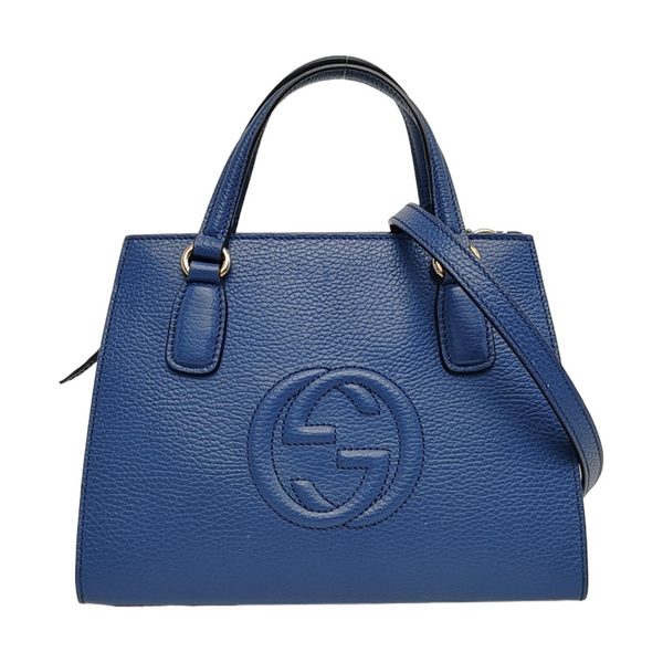 Authenticated pre-owned Soho Calfskin Blue - Shoulder Bag at Looply
