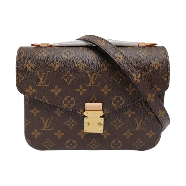 Authenticated pre-owned MÉTIS MM Monogram Coated Canvas Brown - Shoulder Bag at Looply