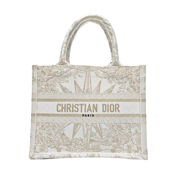 Book Tote Small Canvas White