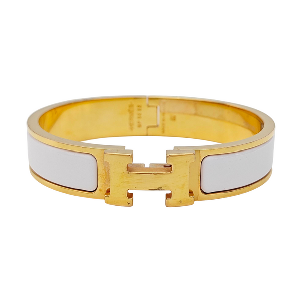 Clic H Metal Gold Bangle