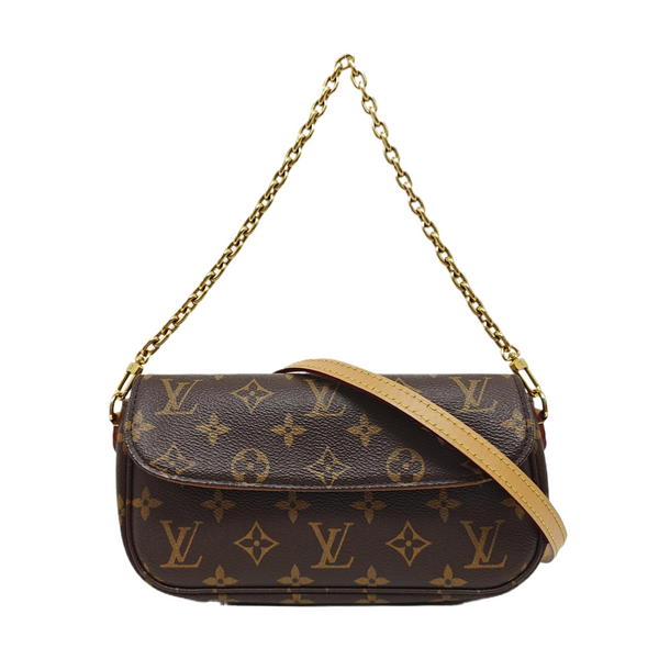 IVY Monogram Coated Canvas Brown