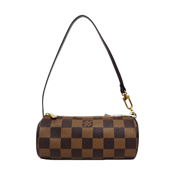PAPILLON Mini Damier Ebene Coated Canvas Brown