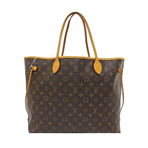 NEVERFULL GM Monogram Coated Canvas Brown