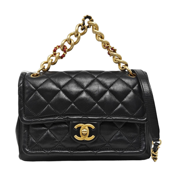 Quilted Lambskin Black
