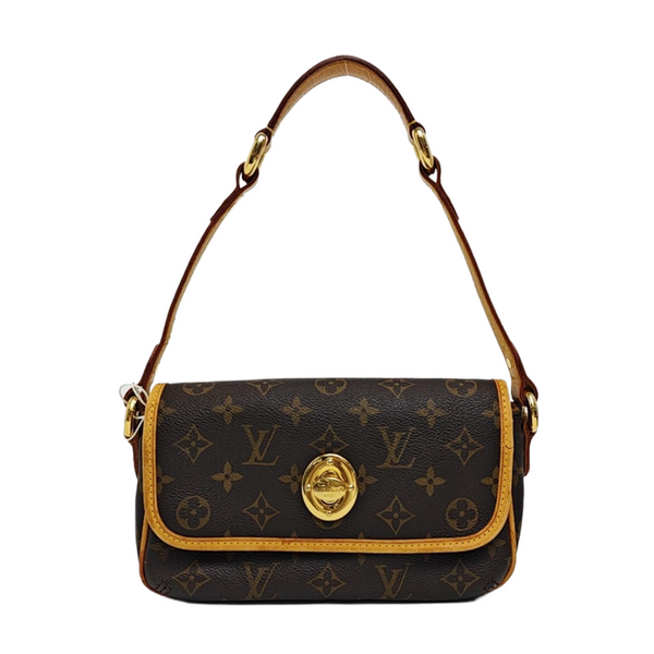 TIKAL Monogram Coated Canvas Brown