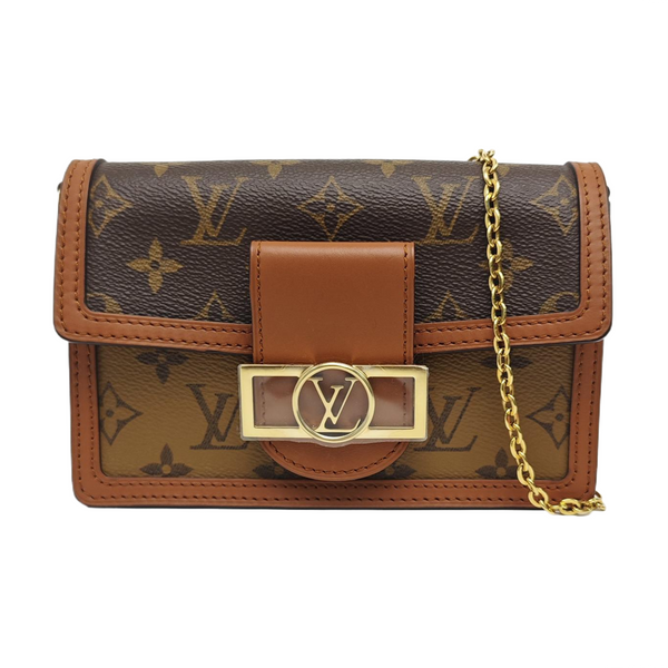 DAUPHINE WOC Monogram Coated Canvas Brown