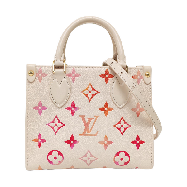 ONTHEGO BB Monogram Calfskin Beige