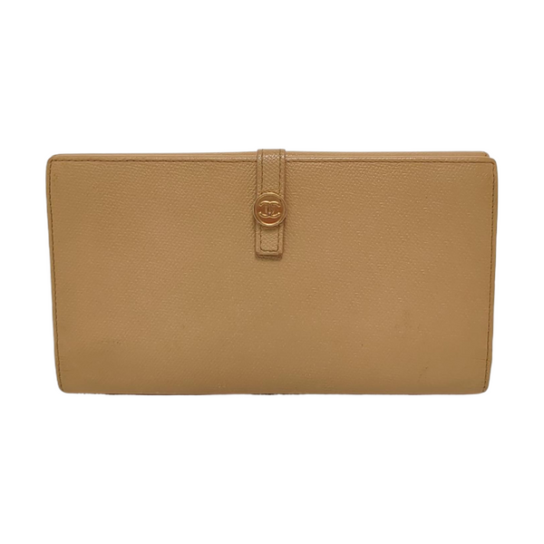 Grained Calfskin Wallet Yellow