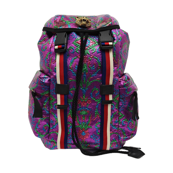 Fabric Backpack Purple