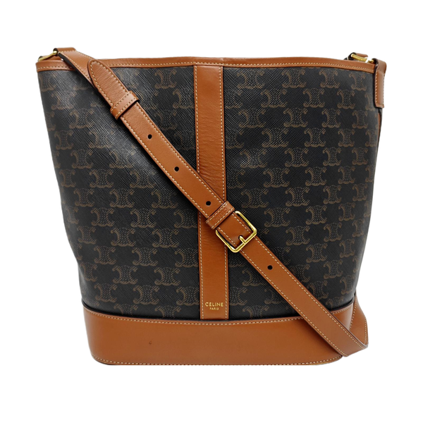 TRIOMPHE CANVAS Medium Coated Canvas Brown