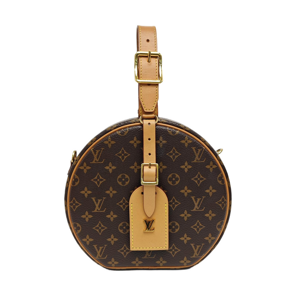 BOITE CHAPEAU PM Monogram Coated Canvas Brown
