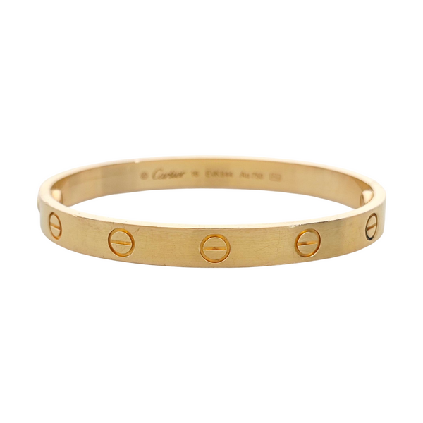 LOVE 18k Gold Bangle