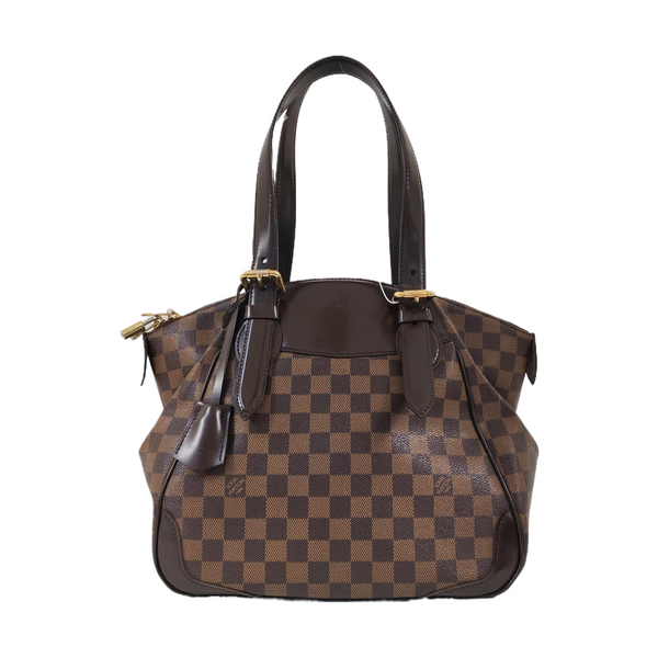 VERONA MM Damier Ebene Coated Canvas Brown