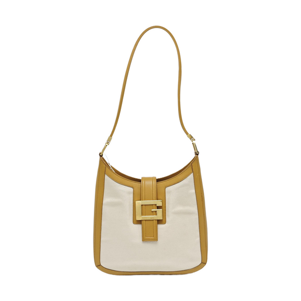 Canvas Shoulder Bag Beige