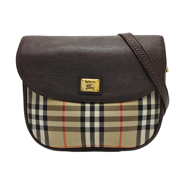 Canvas Crossbody Bag Brown