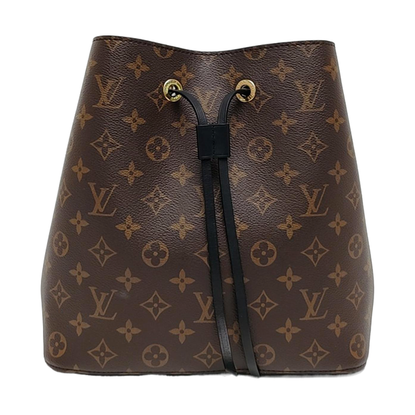 NÉONOÉ MM Monogram Coated Canvas Brown
