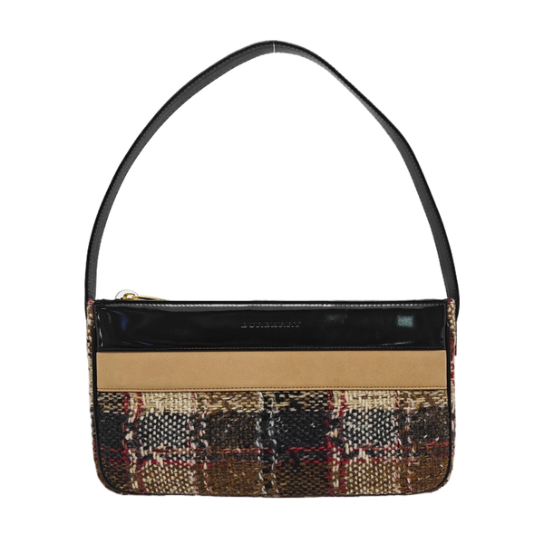 Wool Top Handle Bag Multicolor