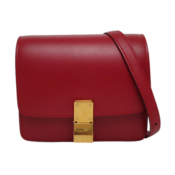 CLASSIC BOX Mini Calfskin Red