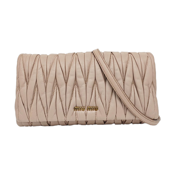 Quilted Lambskin Shoulder Bag Pink