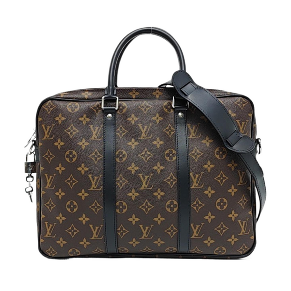 PORTE-DOCUMENTS PM Monogram Coated Canvas Brown