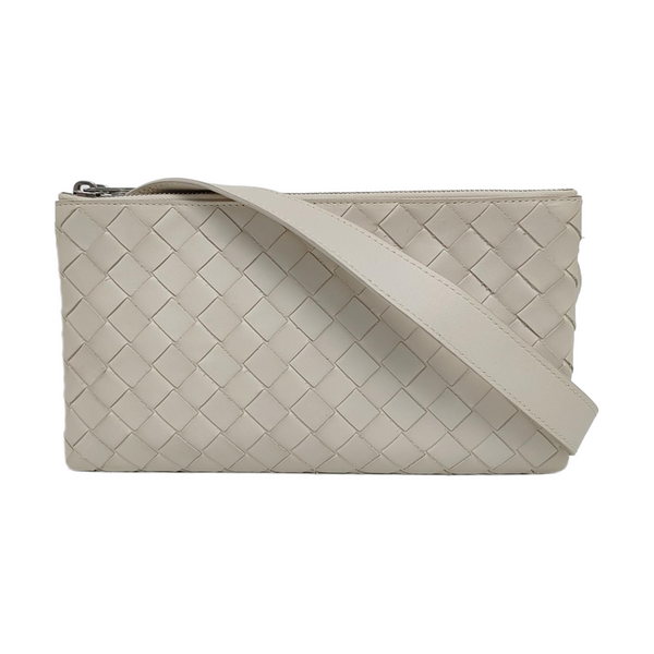 Calfskin Crossbody Bag White
