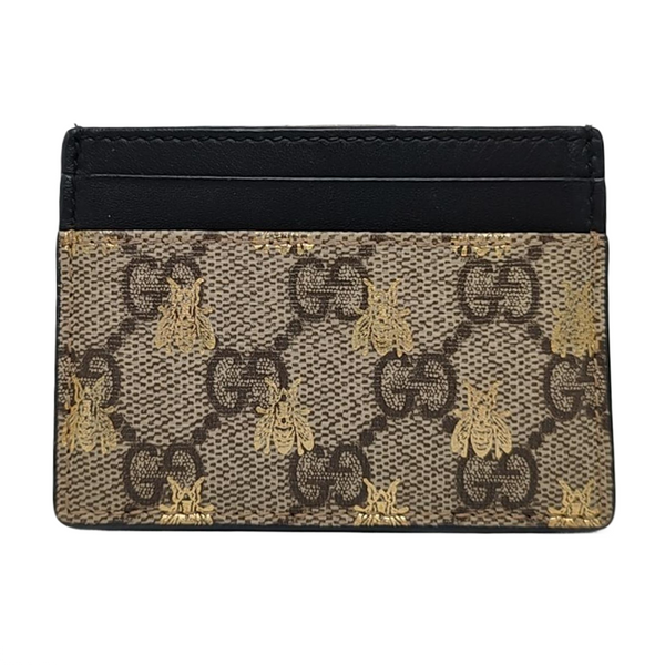 Monogram Coated Canvas Card Holder Beige