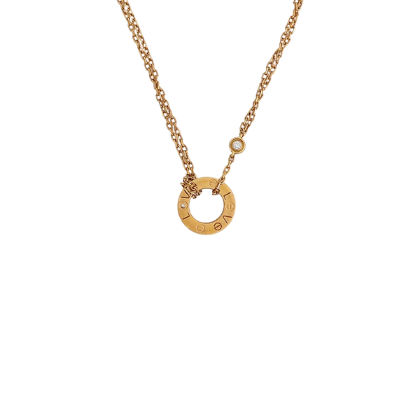 LOVE 18k Rose Gold Necklace