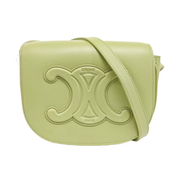 TRIOMPHE Small Calfskin Green