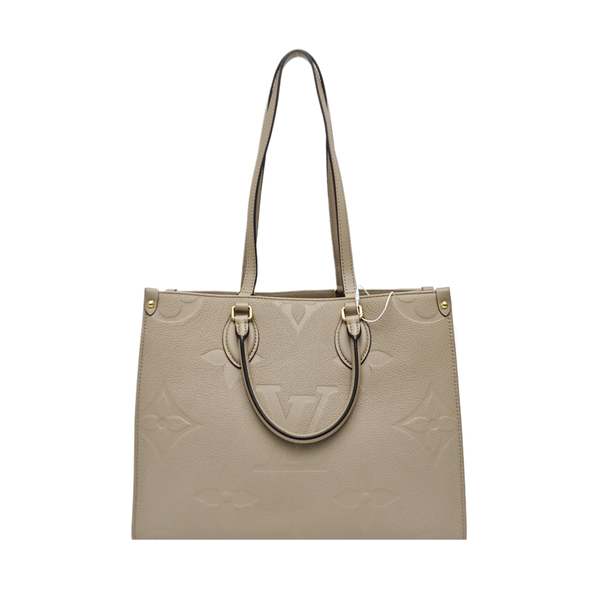 ONTHEGO MM Monogram Calfskin Gray