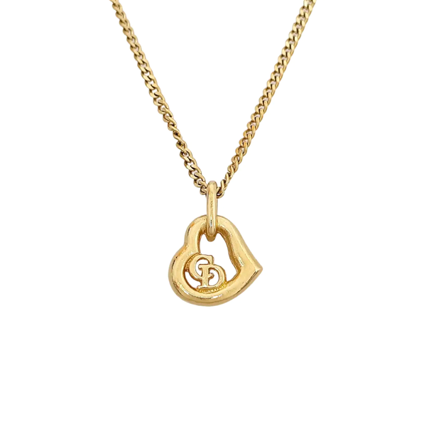 Petit CD Metal Gold Necklace
