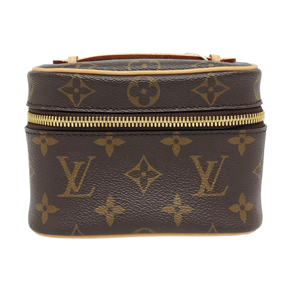 NICE Super Mini Monogram Coated Canvas Brown