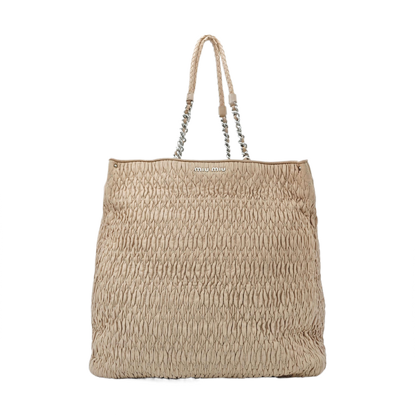 Quilted Lambskin Tote Bag Pink