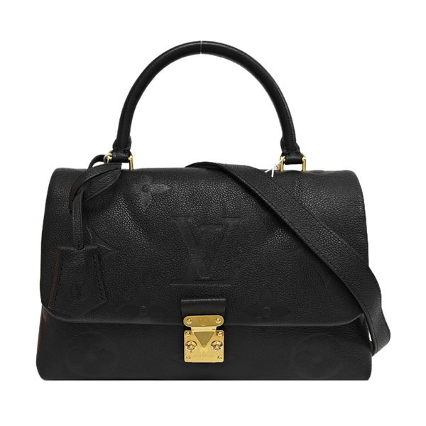MADELEIN Monogram Calfskin Black