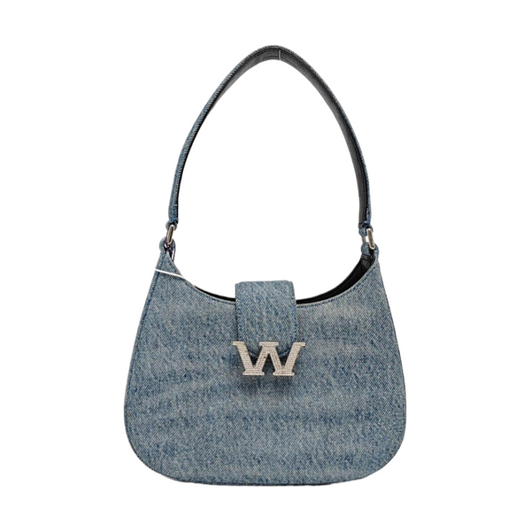 Denim Shoulder Bag Blue