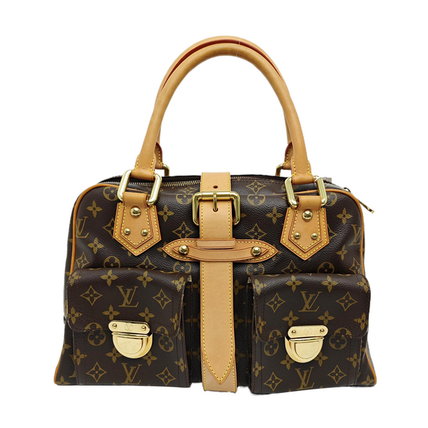 MANHATTAN GM Monogram Coated Canvas Brown
