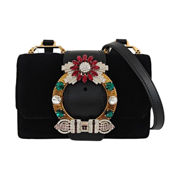 Miu Lady Velvet Black