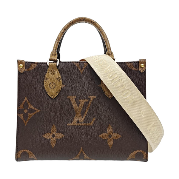 ONTHEGO PM Monogram Coated Canvas Brown