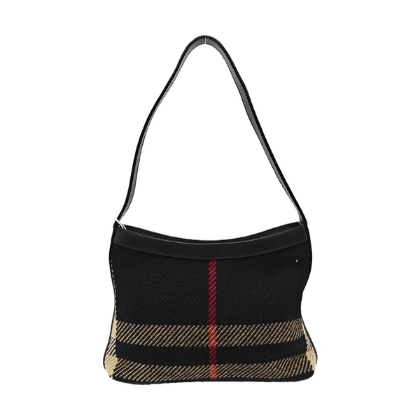 Fabric Shoulder Bag Black