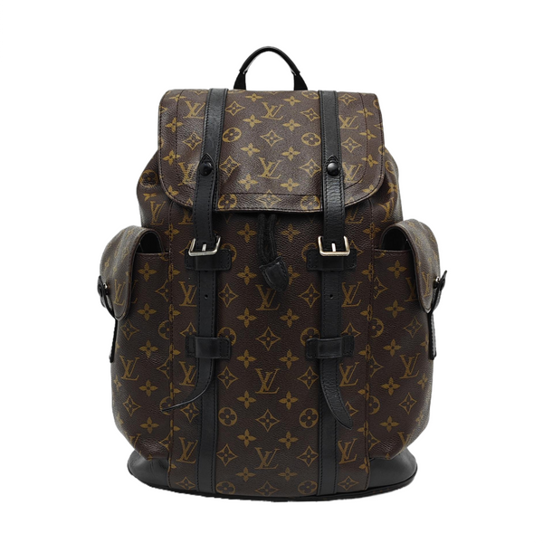 CHRISTOPHER PM Monogram Coated Canvas Brown