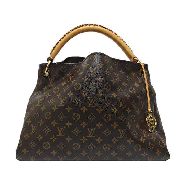 ARTSY MM Monogram Coated Canvas Brown