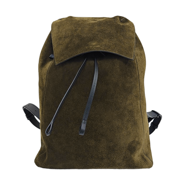 Suede Backpack Green