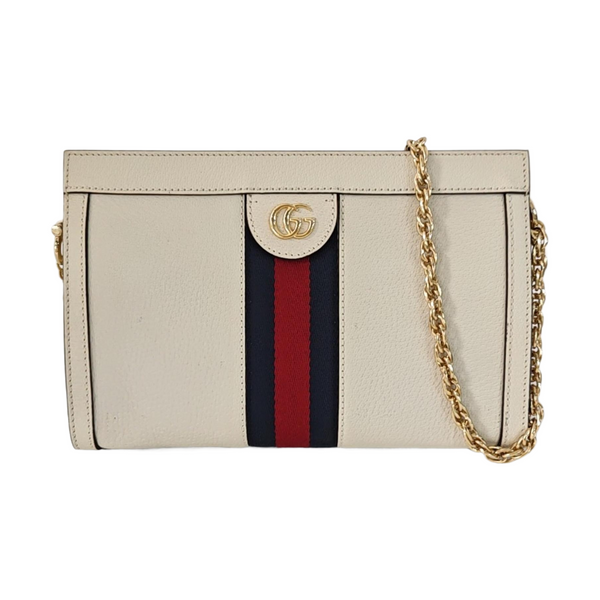 Ophidia Small Calfskin White