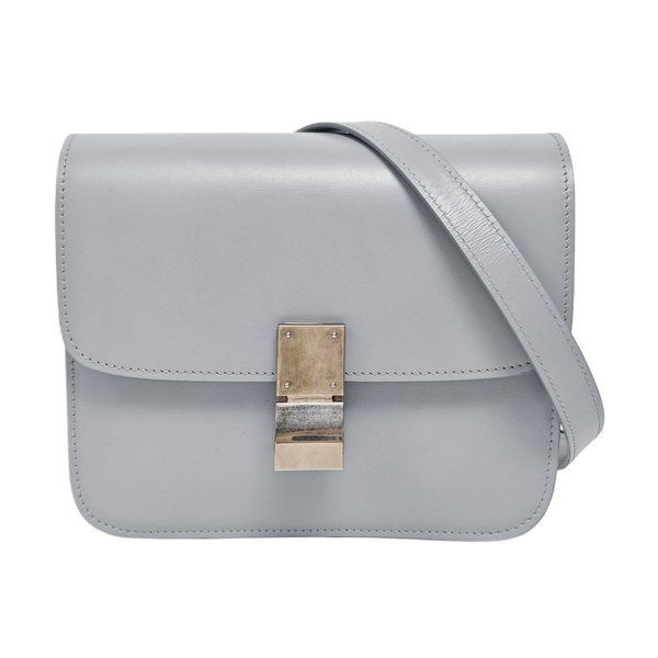 CLASSIC BOX Small Calfskin Blue