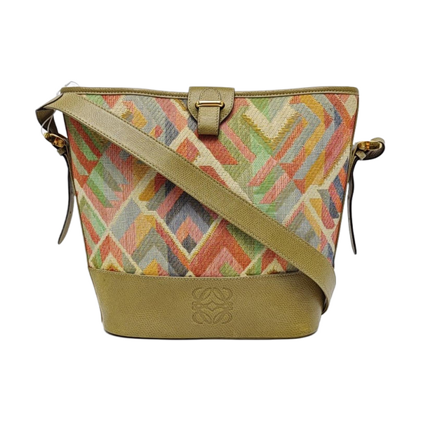 Fabric Shoulder Bag Multicolor