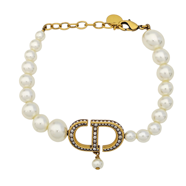 30 Montaigne Metal White Bracelet