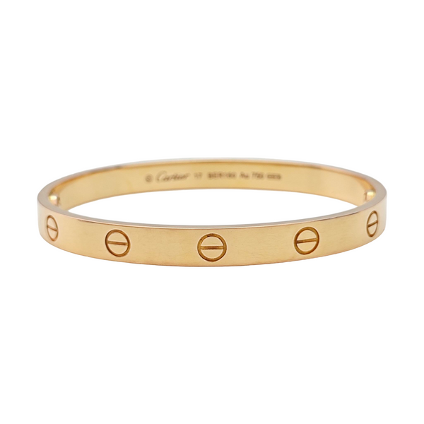 LOVE 18k Rose Gold Bangle