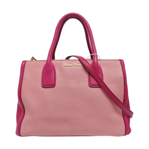 Calfskin Tote Bag Pink