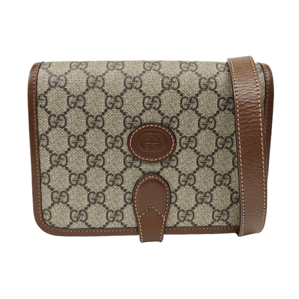 Retro Mini Monogram Coated Canvas Beige