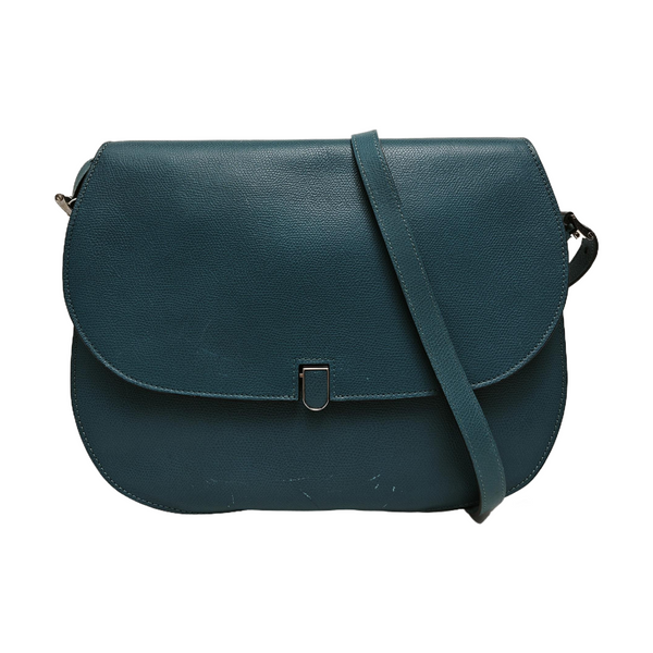 Calfskin Shoulder Bag Blue