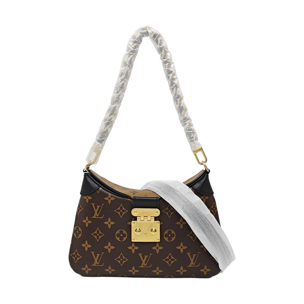 TWINNY Monogram Coated Canvas Brown